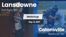 Matchup: Lansdowne High Schoo vs. Catonsville  2017