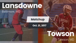 Matchup: Lansdowne High Schoo vs. Towson  2017