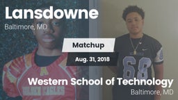 Matchup: Lansdowne High Schoo vs. Western School of Technology 2018