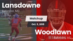 Matchup: Lansdowne High Schoo vs. Woodlawn  2018