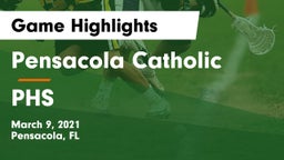 Pensacola Catholic  vs PHS Game Highlights - March 9, 2021