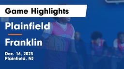 Plainfield  vs Franklin  Game Highlights - Dec. 16, 2023