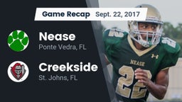 Recap: Nease  vs. Creekside  2017