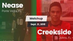 Matchup: Nease  vs. Creekside  2018