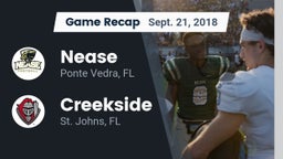 Recap: Nease  vs. Creekside  2018