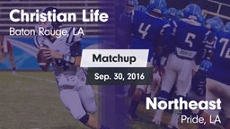 Matchup: Christian Life High vs. Northeast  2016