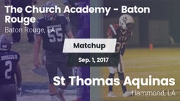 Matchup: The Church Academy vs. St Thomas Aquinas 2017