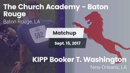 Matchup: The Church Academy vs. KIPP Booker T. Washington  2017