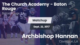 Matchup: The Church Academy vs. Archbishop Hannan  2017