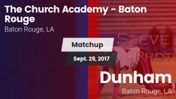 Matchup: The Church Academy vs. Dunham  2017