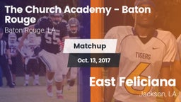 Matchup: The Church Academy vs. East Feliciana  2017
