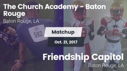 Matchup: The Church Academy vs. Friendship Capitol  2017