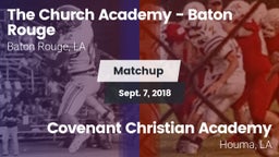 Matchup: The Church Academy vs. Covenant Christian Academy  2018