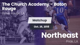 Matchup: The Church Academy vs. Northeast  2018