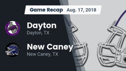 Recap: Dayton  vs. New Caney  2018