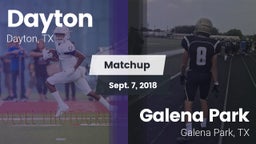Matchup: Dayton  vs. Galena Park  2018