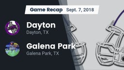 Recap: Dayton  vs. Galena Park  2018