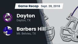 Recap: Dayton  vs. Barbers Hill  2018