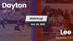 Matchup: Dayton  vs. Lee  2018