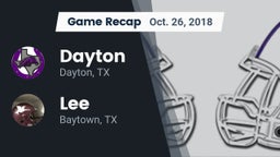 Recap: Dayton  vs. Lee  2018