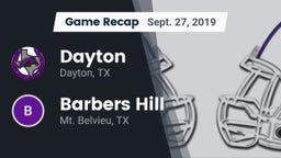 Recap: Dayton  vs. Barbers Hill  2019