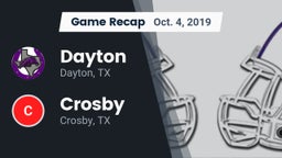 Recap: Dayton  vs. Crosby  2019