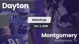 Matchup: Dayton  vs. Montgomery  2020