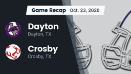 Recap: Dayton  vs. Crosby  2020