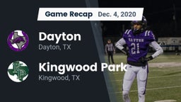 Recap: Dayton  vs. Kingwood Park  2020