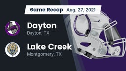Recap: Dayton  vs. Lake Creek  2021