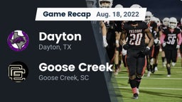 Recap: Dayton  vs. Goose Creek  2022