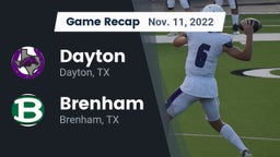 Recap: Dayton  vs. Brenham  2022