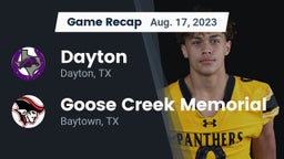 Recap: Dayton  vs. Goose Creek Memorial  2023