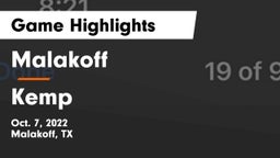 Malakoff  vs Kemp  Game Highlights - Oct. 7, 2022