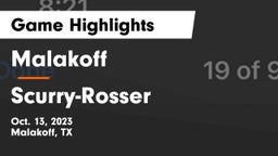 Malakoff  vs Scurry-Rosser  Game Highlights - Oct. 13, 2023