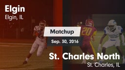 Matchup: Elgin  vs. St. Charles North  2016