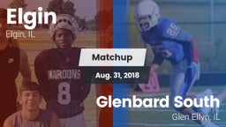 Matchup: Elgin  vs. Glenbard South  2018