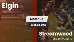 Matchup: Elgin  vs. Streamwood  2018