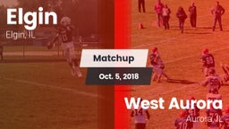 Matchup: Elgin  vs. West Aurora  2018