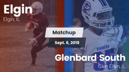 Matchup: Elgin  vs. Glenbard South  2019