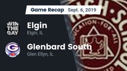 Recap: Elgin  vs. Glenbard South  2019