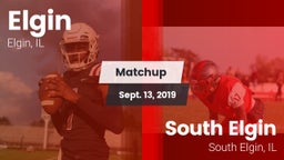 Matchup: Elgin  vs. South Elgin  2019