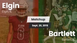 Matchup: Elgin  vs. Bartlett  2019