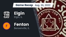 Recap: Elgin  vs. Fenton  2022