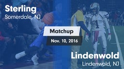 Matchup: Sterling  vs. Lindenwold  2016