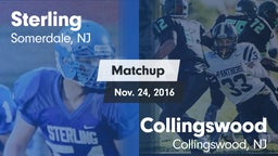 Matchup: Sterling  vs. Collingswood  2016