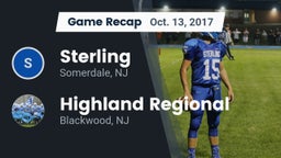 Recap: Sterling  vs. Highland Regional  2017