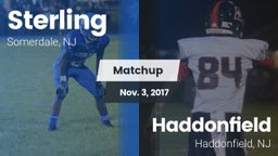 Matchup: Sterling  vs. Haddonfield  2017