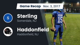 Recap: Sterling  vs. Haddonfield  2017