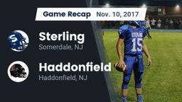 Recap: Sterling  vs. Haddonfield  2017
